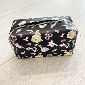 RIHANNA Riri Black Make Up Bag Puppy Rings Perfume Bottle Heels Lips Earrings